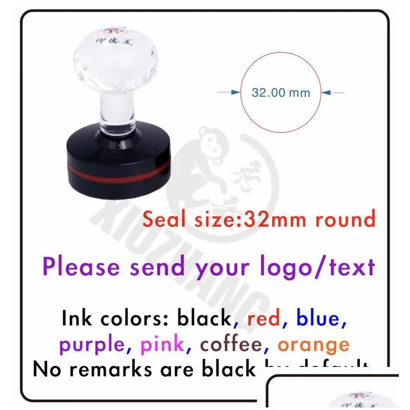 round stamp personalized your own customized posensitive ink stamp personalized custom self inking stamp rubber stamps 220628