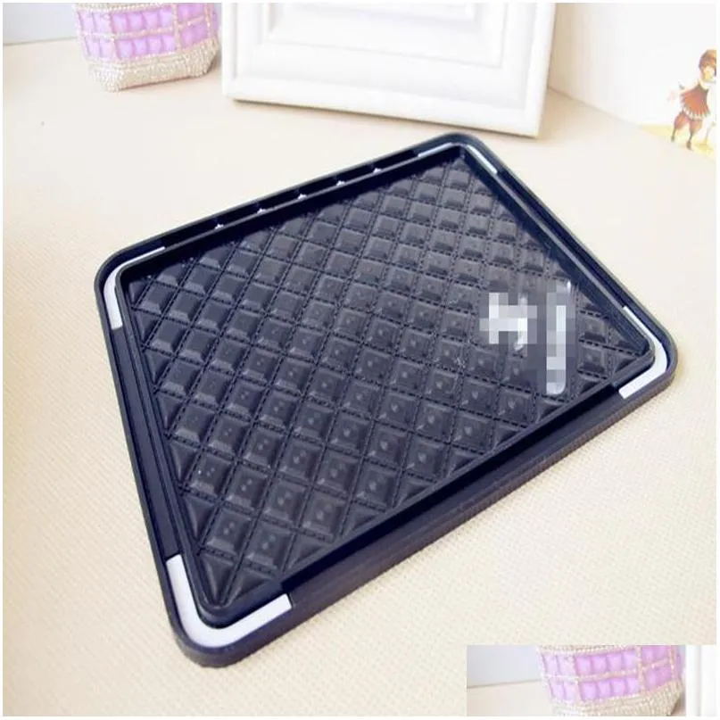 wholesale fashion items storage mat c style black silicone pad nonslip mat / car cup mat vip gift