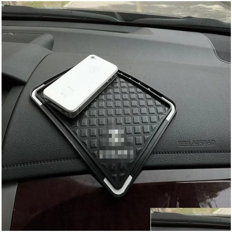 wholesale fashion items storage mat c style black silicone pad nonslip mat / car cup mat vip gift