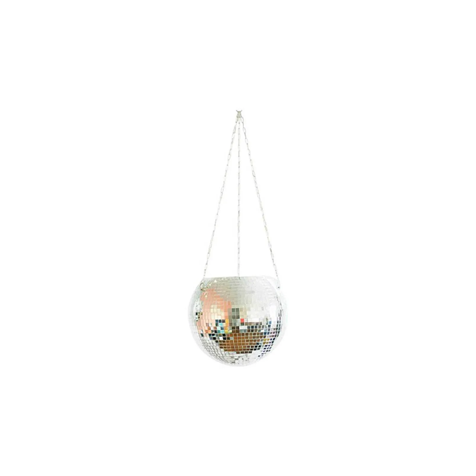 disco ball planter globe shape hanging vase flower planter pots rope hanging wall homw decor vase container room decoration 210615