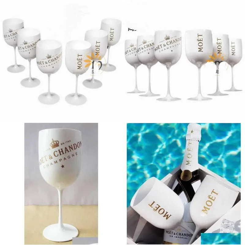 Mugs Plastic Wine Party White Champagne Glass Moet T200216 Drop Delivery Home Garden Kitchen, Dining Bar Drinkware Otlcv