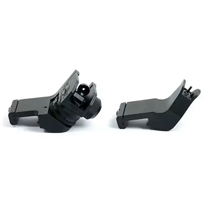 Front and Rear 45 Degree Offset Rapid Transition BUIS Backup Iron Sight Set