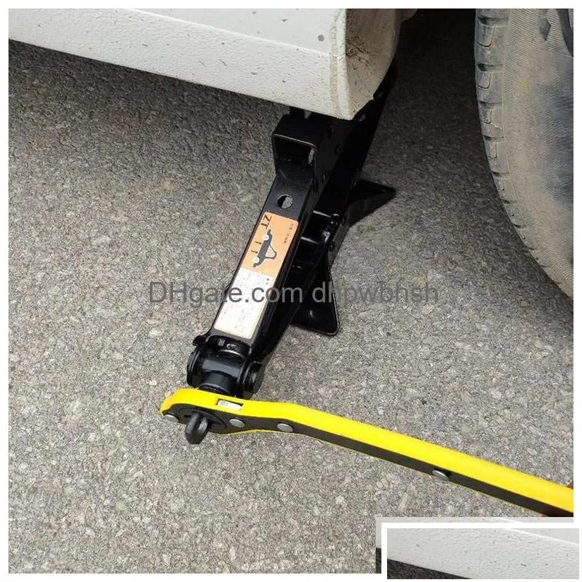 car labor-saving jack ratchet wrench scissor garage tire wheel lug handle repair tool drop delivery