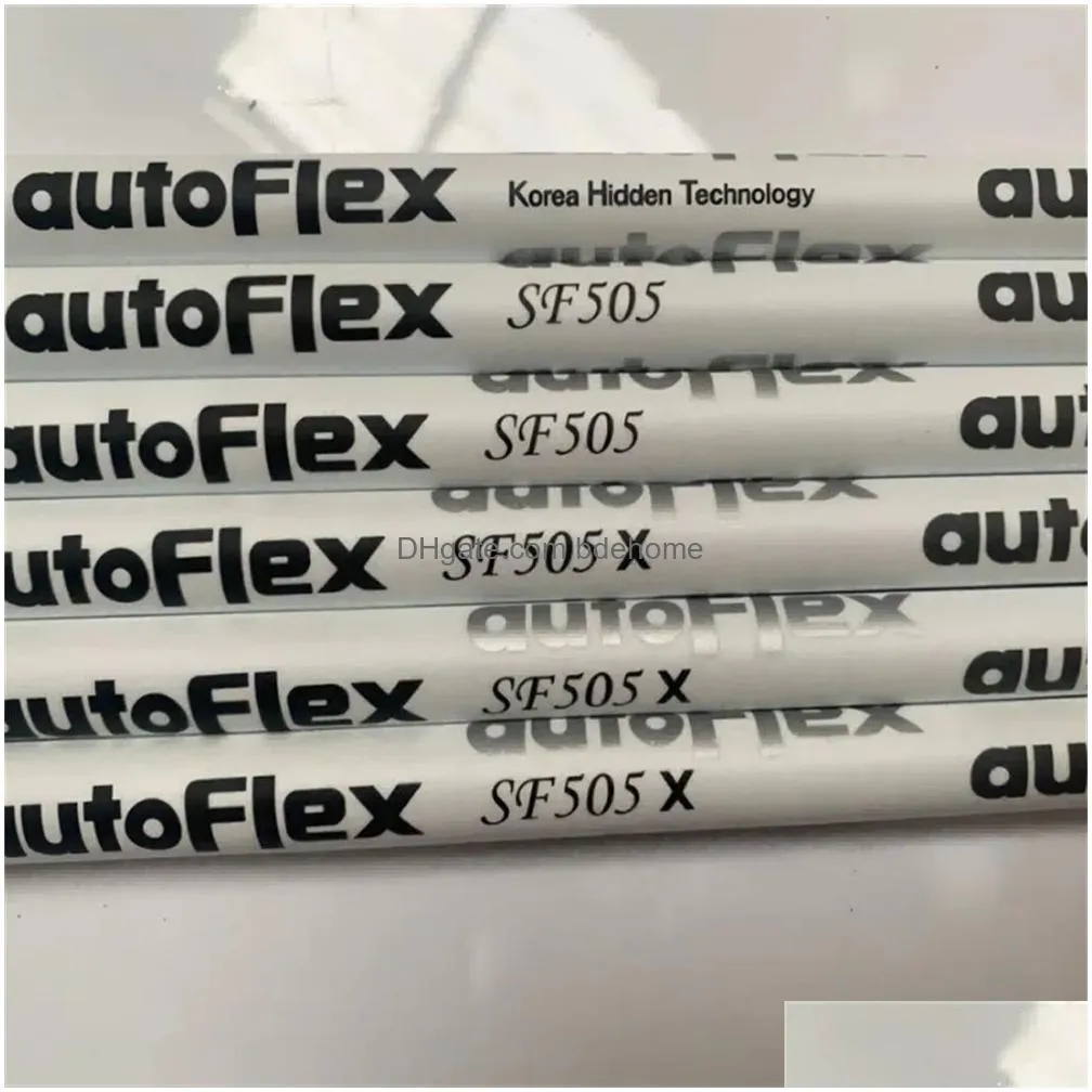 Drivers New Golf Shaft Flex White Drive Sf505Xx/Sf505/ Sf505X Flex Graphite Wood Assembly Sleeve And Grip Drop Delivery Sports Outdoor Dh9It
