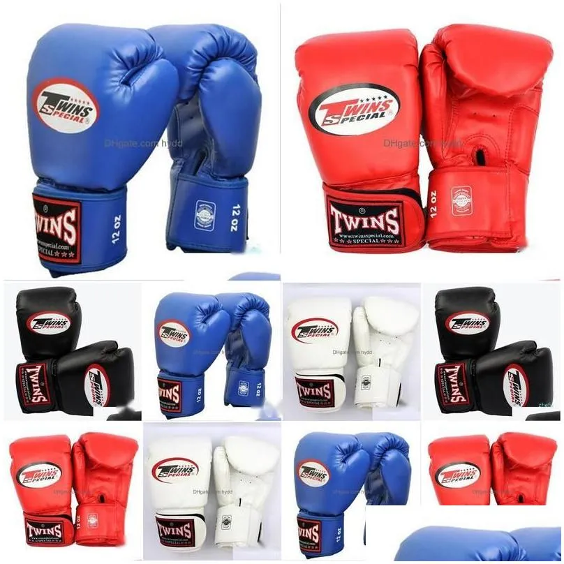 protective gear 10 12 14 oz boxing gloves pu leather muay thai guantes de boxeo fight mma sandbag training glove for men women kids