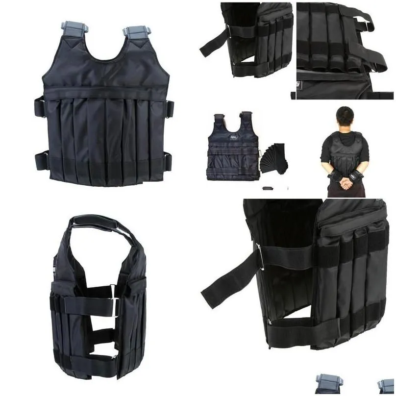 accessories ht 10kg 50kg weighted vest adjustable weights jacket for loading sand or steel plate option exercise training waistcoat