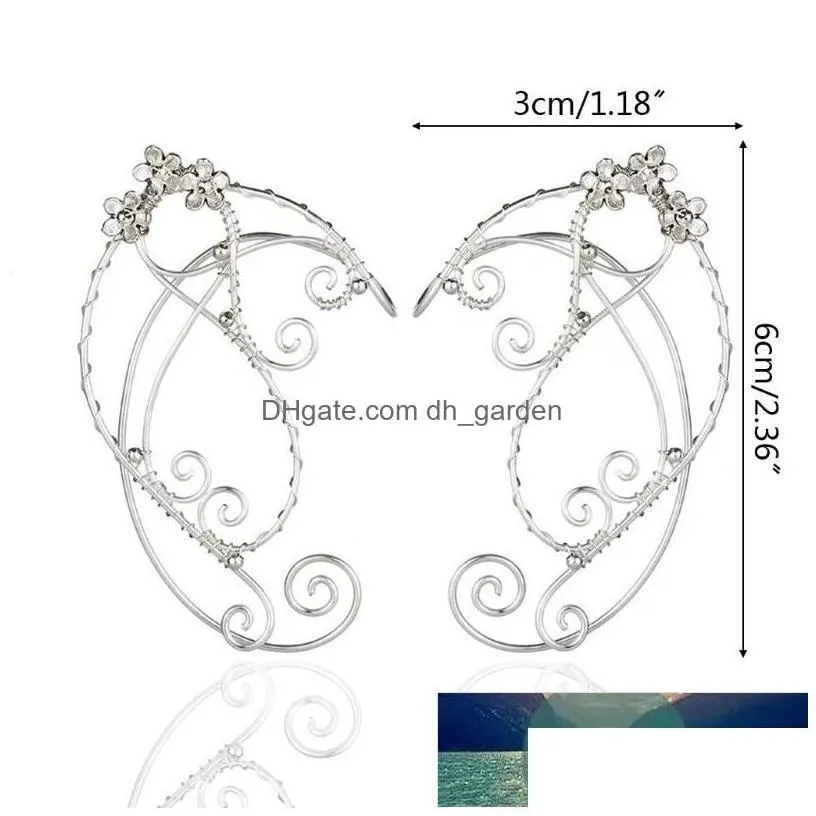 stud elf ear cuffs clipon earrings wing tassel filigree fairy wrap een cosplay fantasy costume factory price expert design q dhgarden