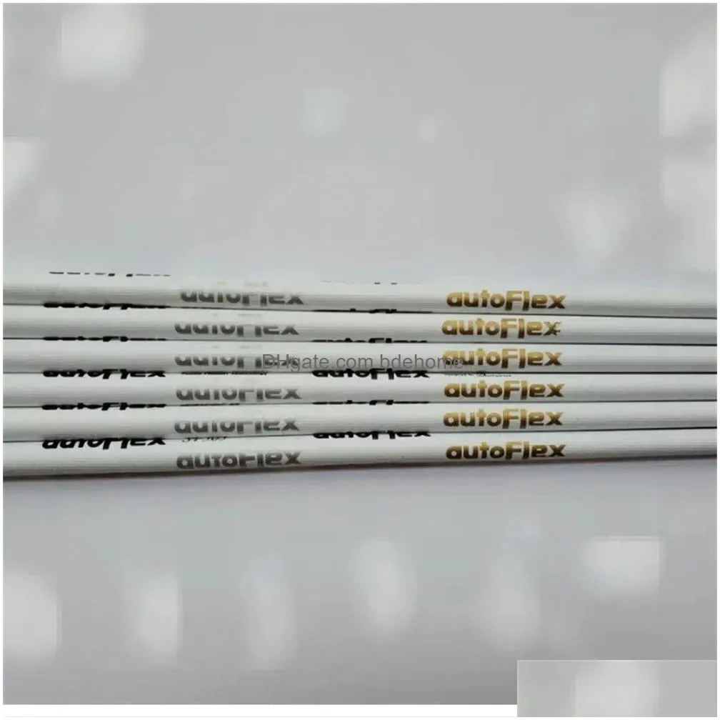 Drivers New Golf Shaft Flex White Drive Sf505Xx/Sf505/ Sf505X Flex Graphite Wood Assembly Sleeve And Grip Drop Delivery Sports Outdoor Dh9It