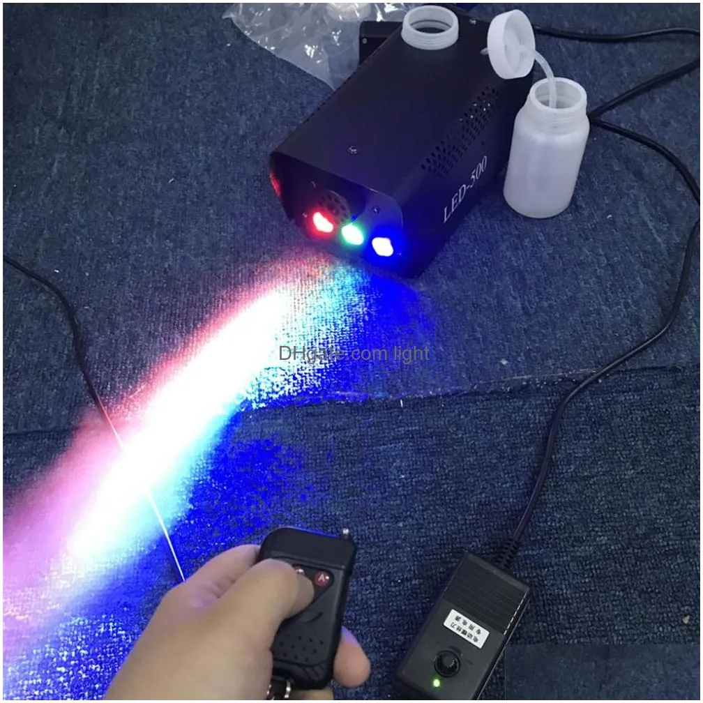 sharelife mini 400w rgb led portable remote control white smoke dj party show stage lighting effect fog machine rgb400