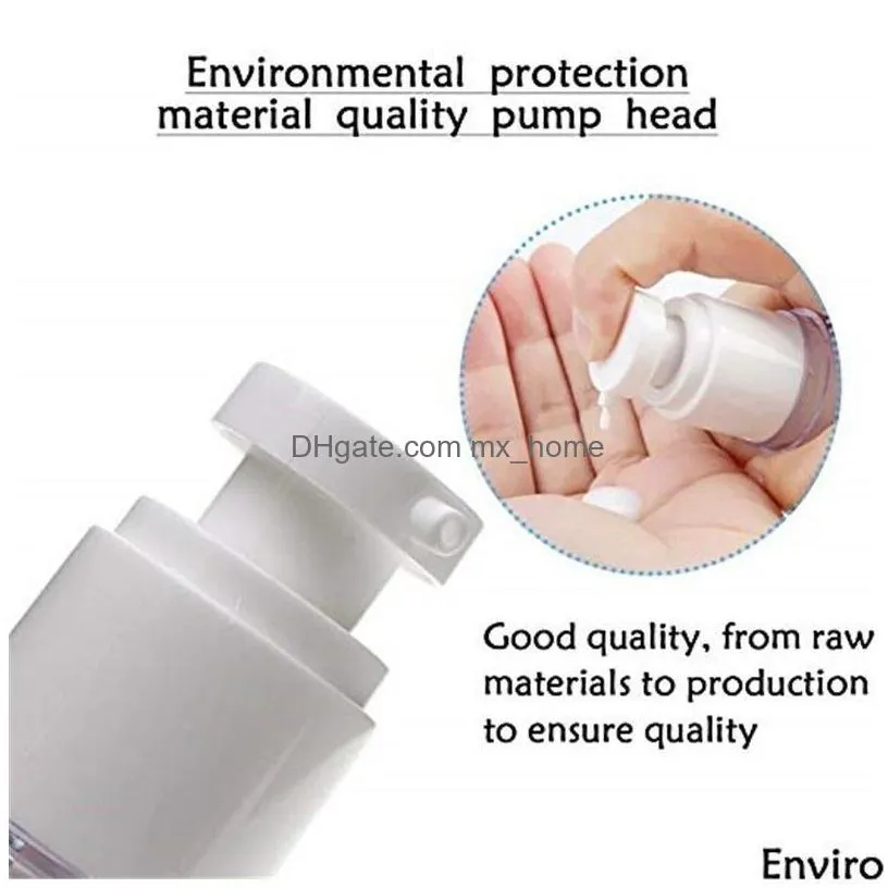 wholesale packing bottles wholesale 15ml 30ml 50ml 80ml 100ml 120ml airless pump bottle vacuum press lotion spray containers refillable portable