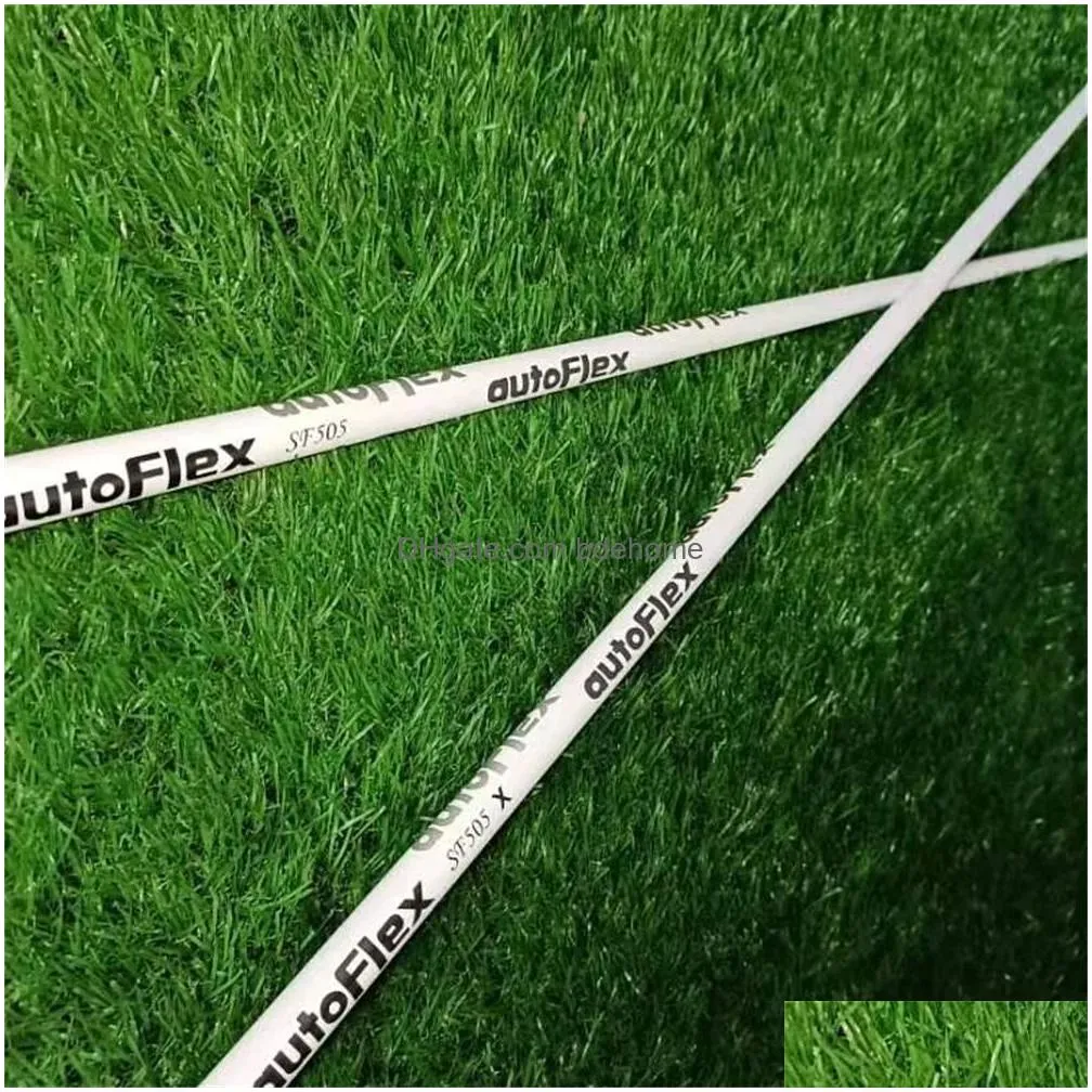 Drivers New Golf Shaft Flex White Drive Sf505Xx/Sf505/ Sf505X Flex Graphite Wood Assembly Sleeve And Grip Drop Delivery Sports Outdoor Dh9It