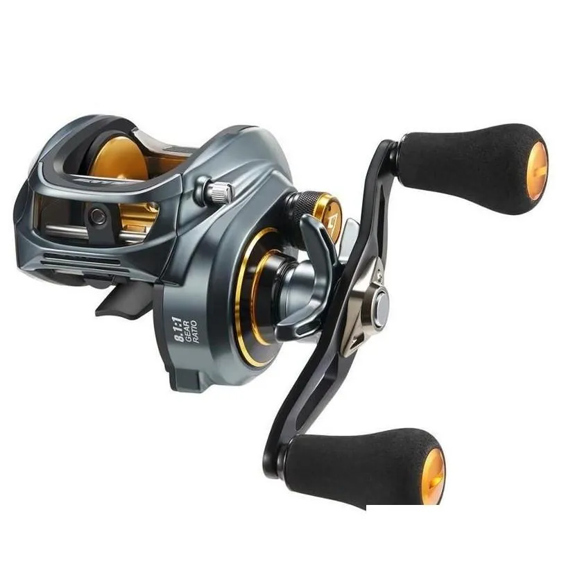 baitcasting reels piscifun alijoz 300 spare double / power reel handle low profile saltwater freshwater fishing 220221 drop delivery