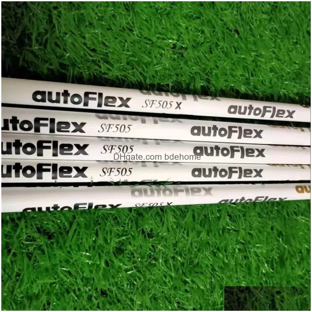 Drivers New Golf Shaft Flex White Drive Sf505Xx/Sf505/ Sf505X Flex Graphite Wood Assembly Sleeve And Grip Drop Delivery Sports Outdoor Dh9It