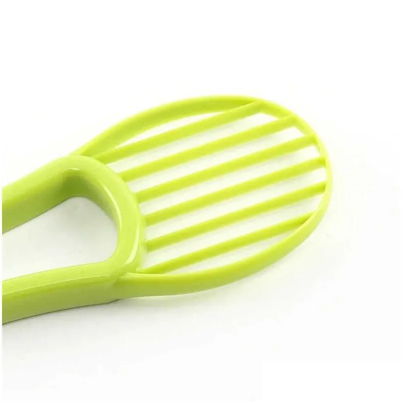 Fruit & Vegetable Tools 3 In 1 Avocado Slicer Vegetable Tools Shea Corer Butter Fruit Peeler Cutter Pp Separator Plastic Knife Kitchen Otmgf