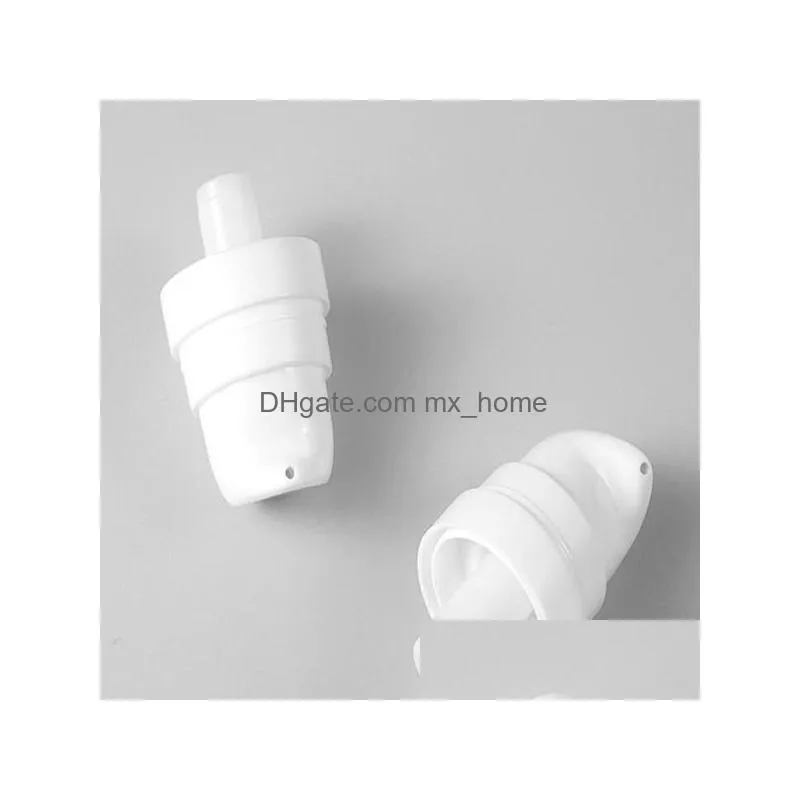 wholesale 5ml/10ml/15ml white plastic empty airless pump bottles wholesale vacuum pressure lotion bottle cosmetic container
