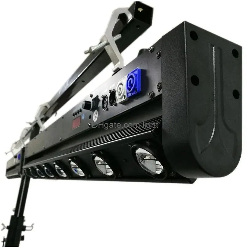  led bar beam 8x12w rgbw quad moving head led stage light fast shehds stage lighting 12 ll