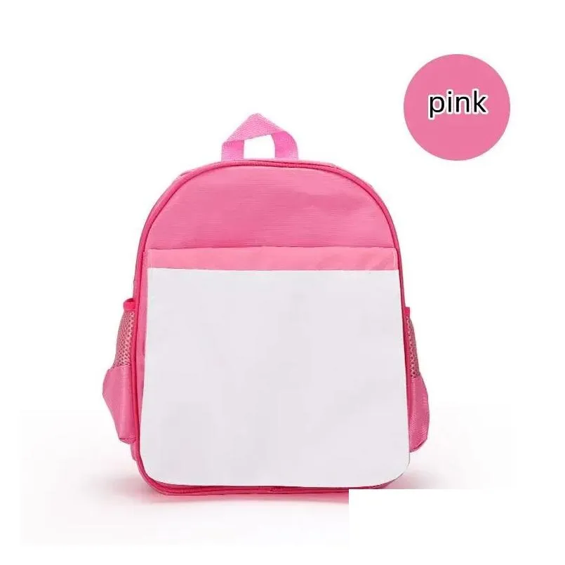 Other Home Textile Sublimation Backpack Garten Kid Toddler School Backpacks For Girls Boys Adjustable Strap Design Schoolbag Wholesale Dhgux