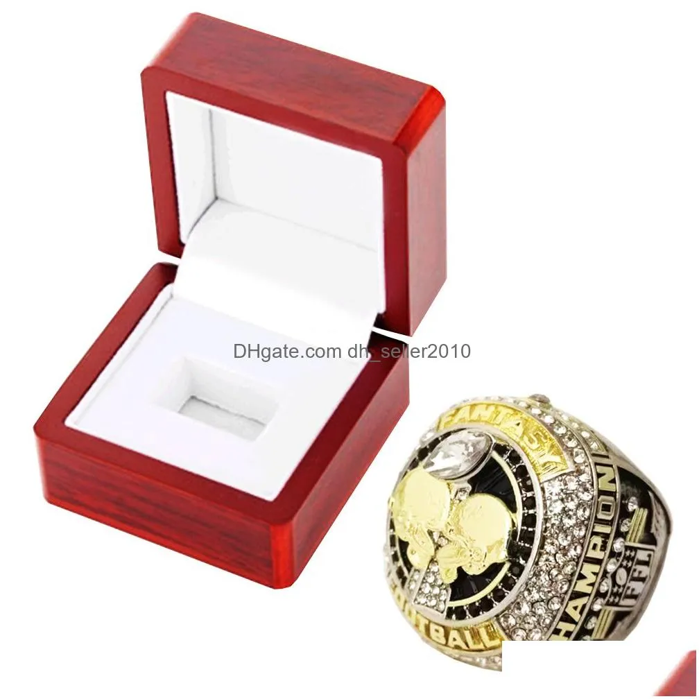 Band Rings 2023 Fantasy Football Ring With Stand Fl Size 8-14 Drop Drop Delivery Jewelry Ring Dhdx4