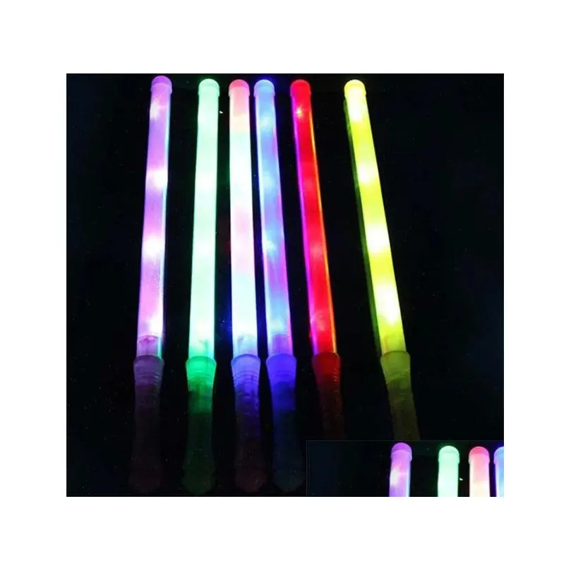 Party Decoration Party Decoration 48Cm 30Pcs Glow Stick Led Rave Concert Lights Accessories Neon Sticks Toys In The Dark Cheer Jl0629 Dhtx1