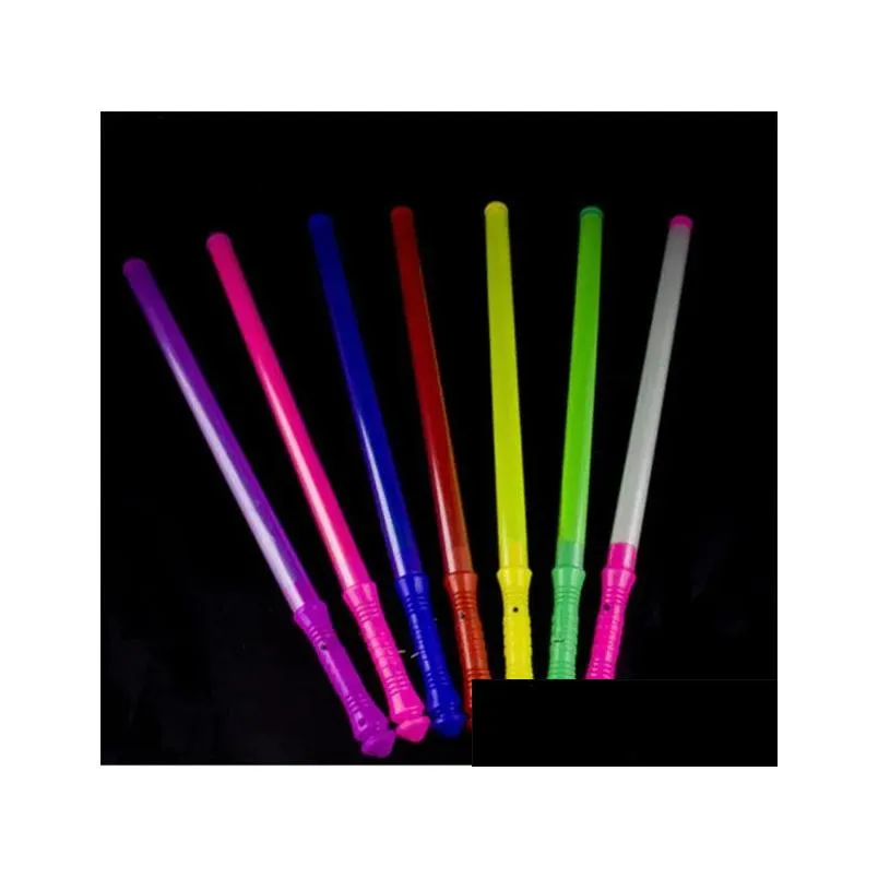 Party Decoration Party Decoration 48Cm 30Pcs Glow Stick Led Rave Concert Lights Accessories Neon Sticks Toys In The Dark Cheer Jl0629 Dhzrt