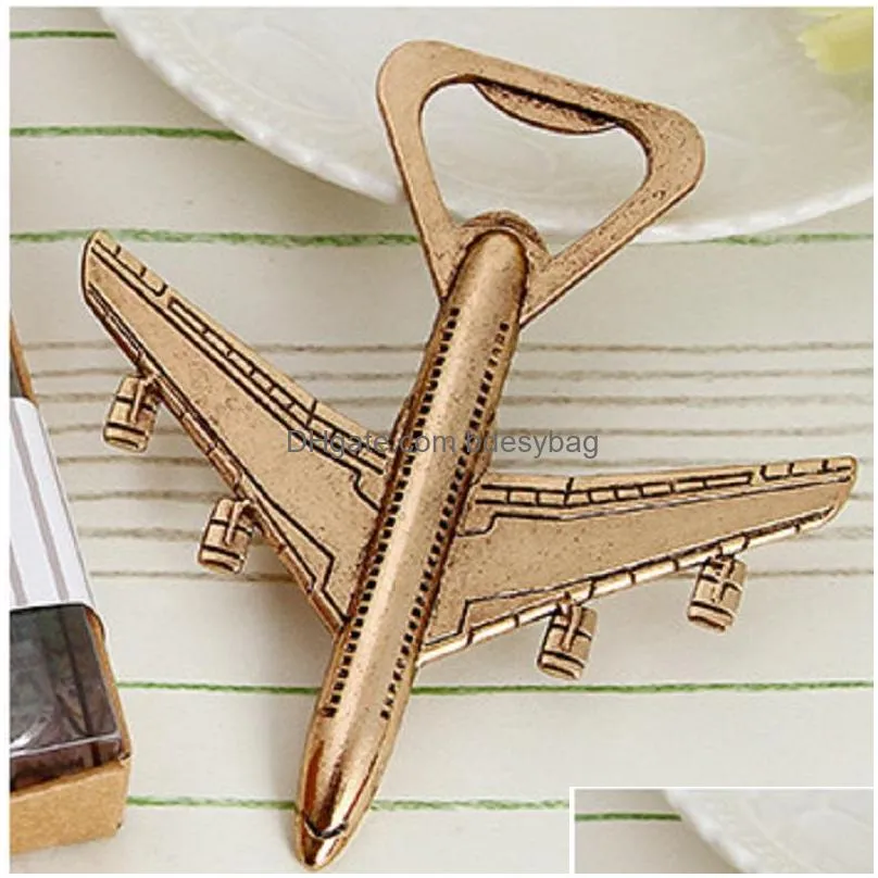 antique helicopter bottle opener wedding favors gift alloy airplane beer bottle opener party favor shipping wa1972