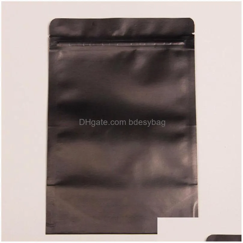 4 size black kraft paper frosted window bag stand up snack cookie tea coffee packaging bag xmas paper gift pouch lx2015