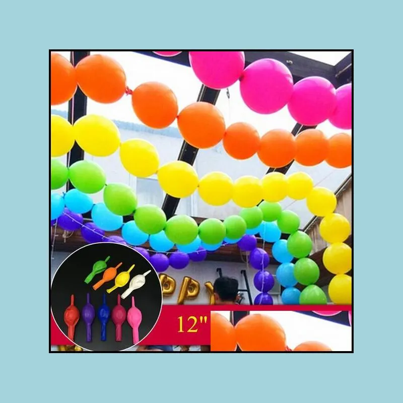 linkoloon qualatex balloons birthday christmas wedding balloon diy linking garland arch party decorations 12 10 6 shop decor