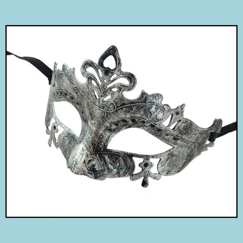 masquerade masks vintage antique men venetian masks adults halloween party carnival mask old gold silvery various styles