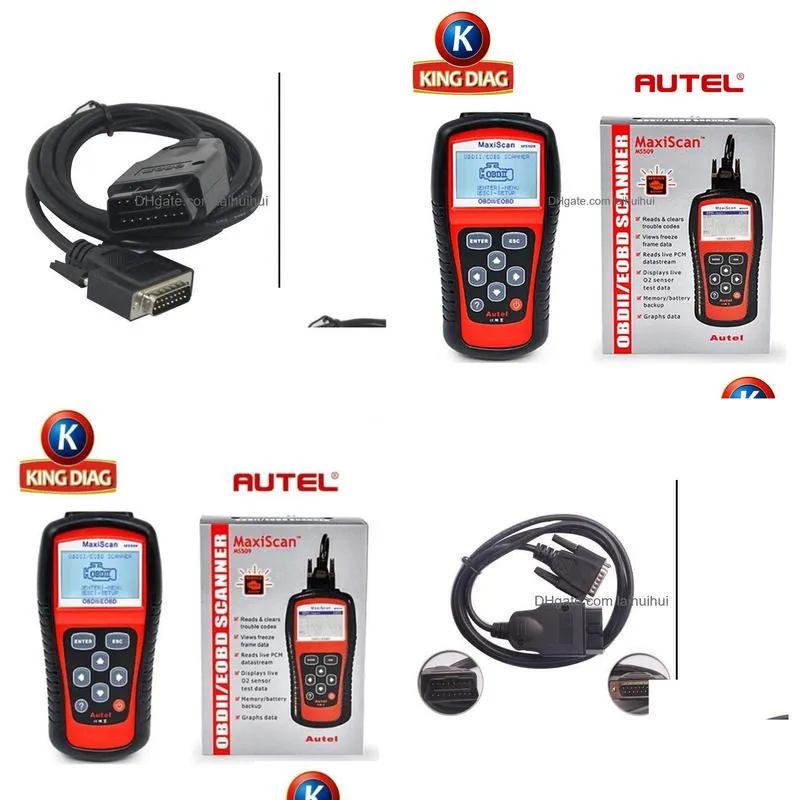diagnostic tools whole autel maxiscan ms509 obd scan tool obd2 scanner code reader auto scanner144620577928807