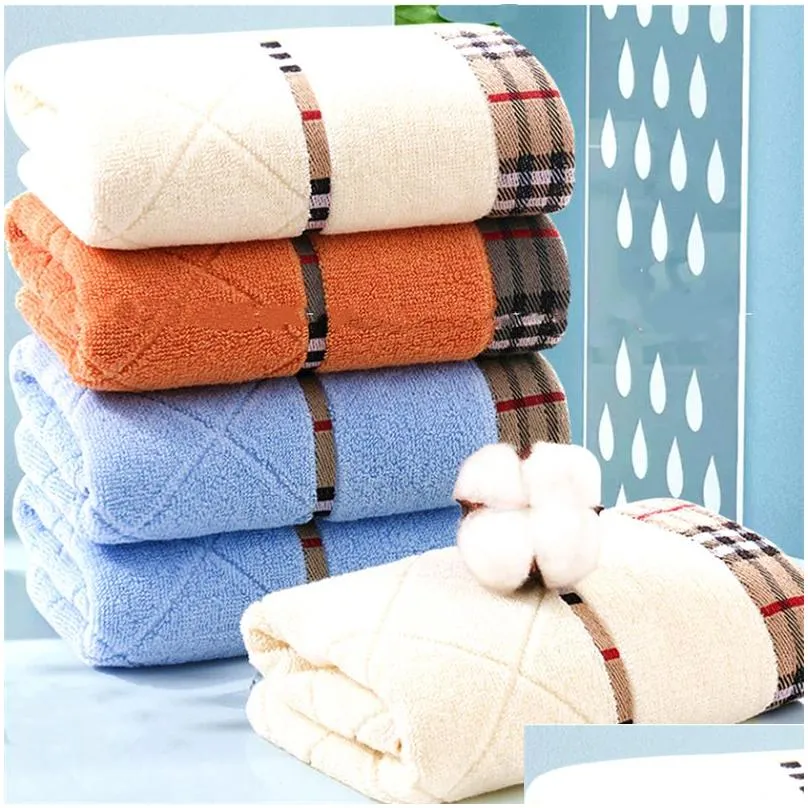 pure cotton super absorbent large towel 34x75cm thick soft bathroom towels comfortable