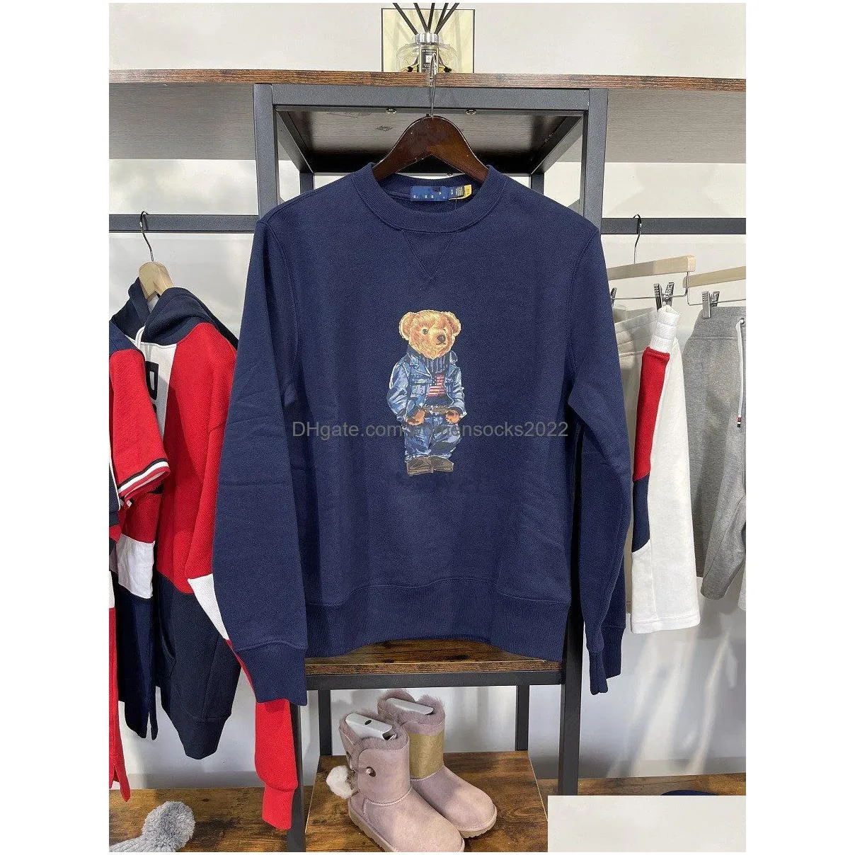 polos sweatshirts tracksuits sweater mens long sleeves cartoon sweatshirt us size s2xl