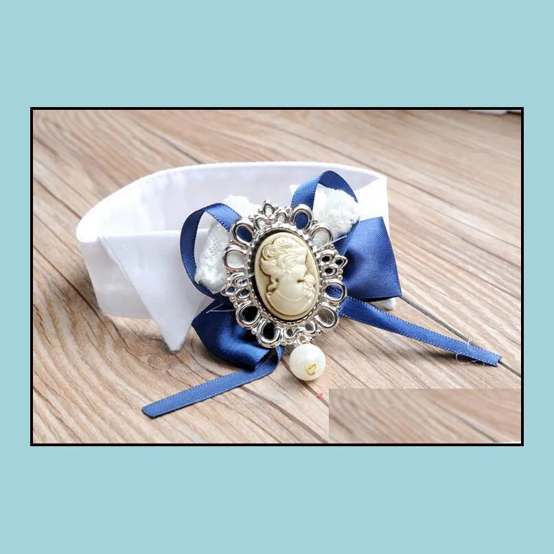 cool pet collars dog cat bowknot tie collar pet supplies wedding chirstmas gifts 5 designs