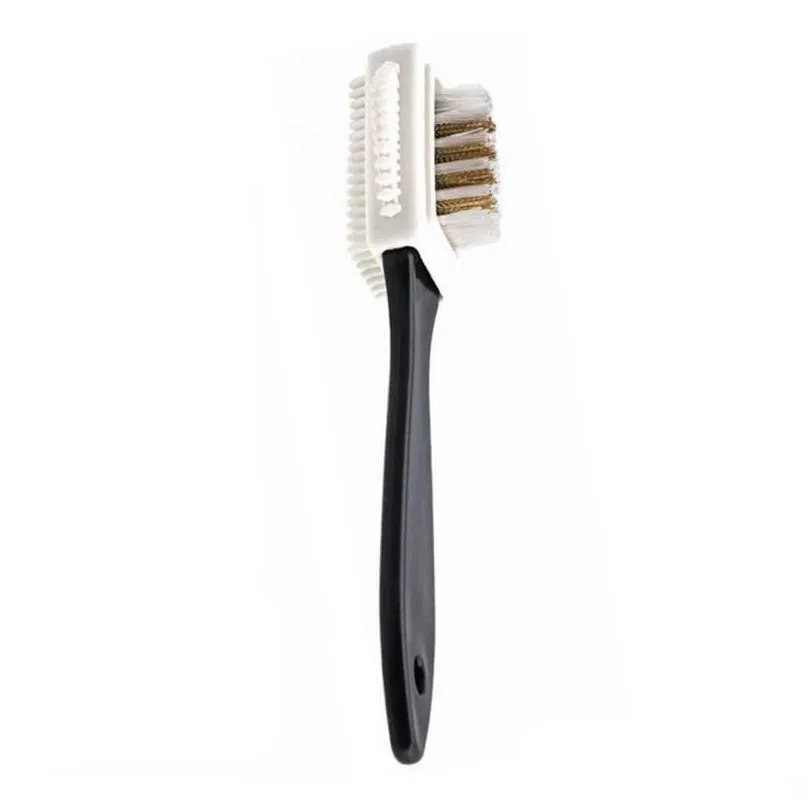 Shoe Brushes 3 Side Cleaning Shoe Brush Plastic S Shape Cleaner For Suede Snow Boot Shoes Household Drop Delivery Home Garden Housekee Dhu3H