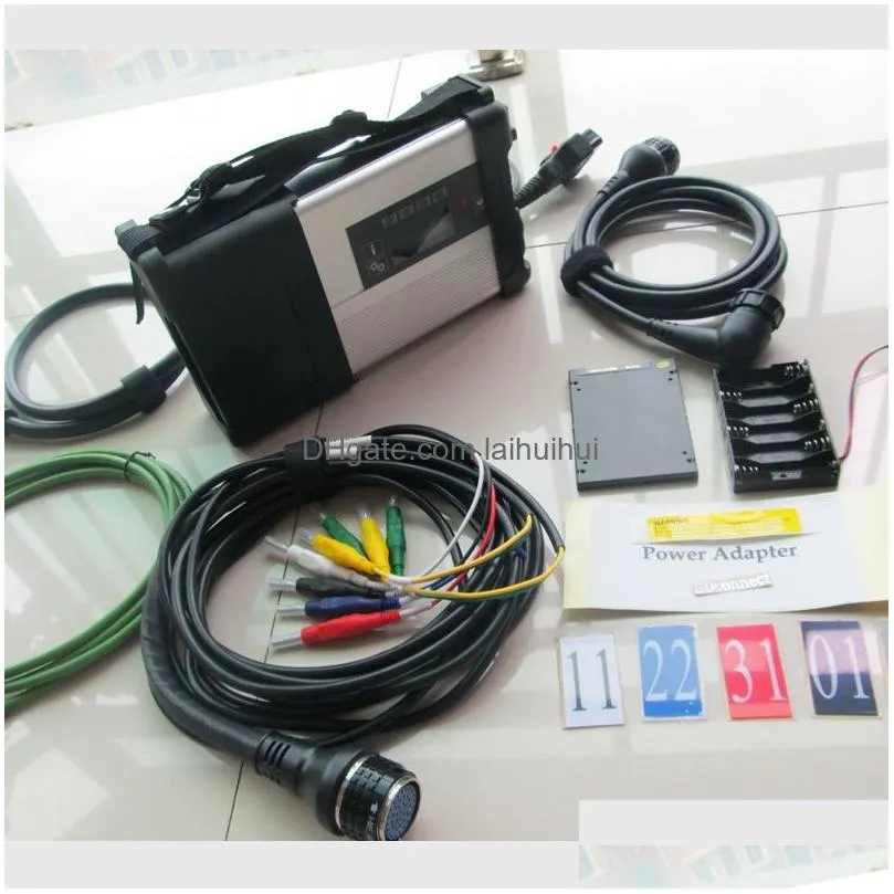 mb star c5 obd2 diagnostic tool with cf-19 touchscreen laptop cf19 i5 4g installed 360gb ssd soft-ware with sd connect 5 auto scanner