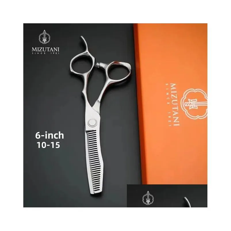 Scissors & Shears Scissors Shears Mizutani Barber Professional Hairdressing 60 Inch 440C Material High End Salon Hair Cutting 231102 D Otd6J