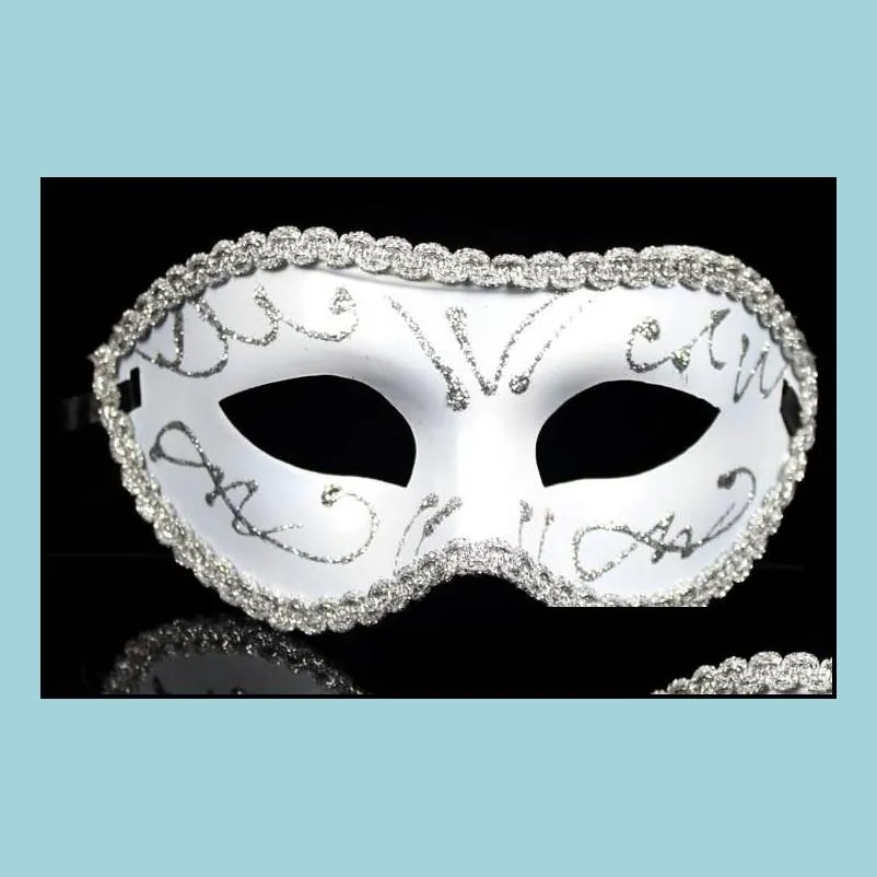 y women men mask mardi gras party masquerade halloween cosplay dress ball performance uni colored drawing masks christmas wedding