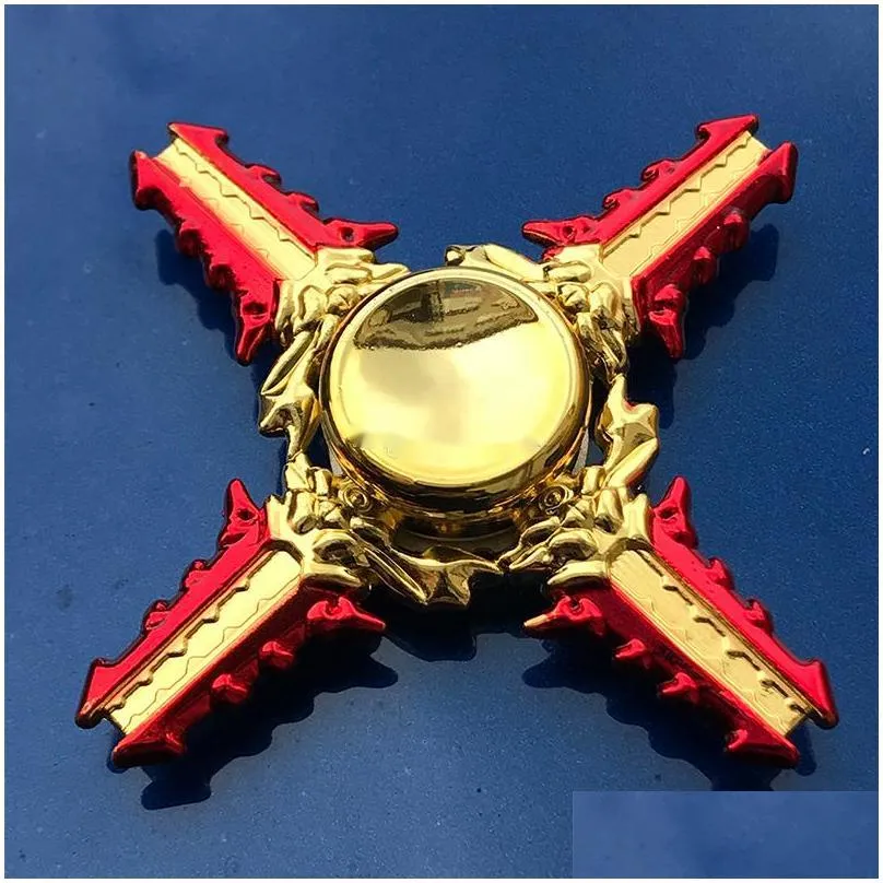 100 types fidget spinner fingertip gyro games hand spinners dragon wings eye decompression anxiety toys for edc aluminium alloy with tin