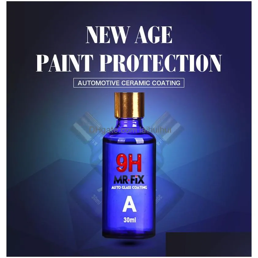 car cleaner care products mr fix 9h liquid ceramic coat polish anti-scratch motocycle paint glasscoat anti-aging coating