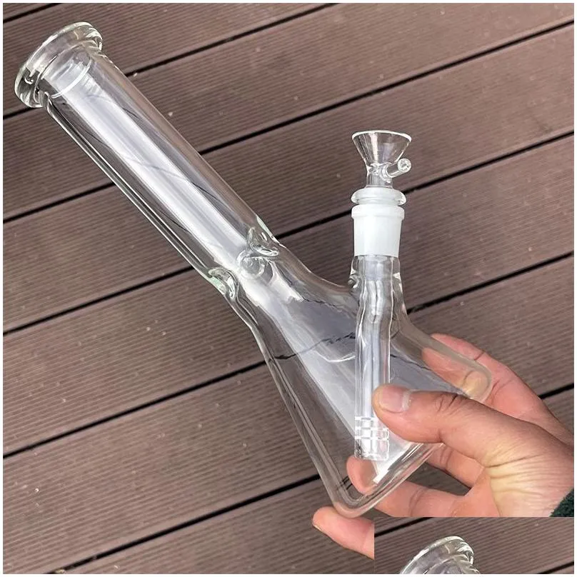 manufacture hookah beaker glass bong water pipes dab rig catcher thick material for smoking 10.5 bongs