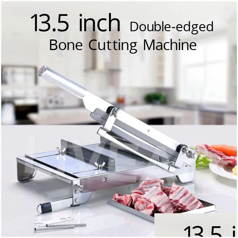 Small Kitchen Guillotine Knife Bone Cutting Ribs Mutton Fish Block Machine Commercial Labor Saving