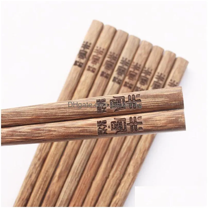 new arrival creative personalized wedding favors and gifts customized engraving wenge wood chopsticks custom logo lx0804