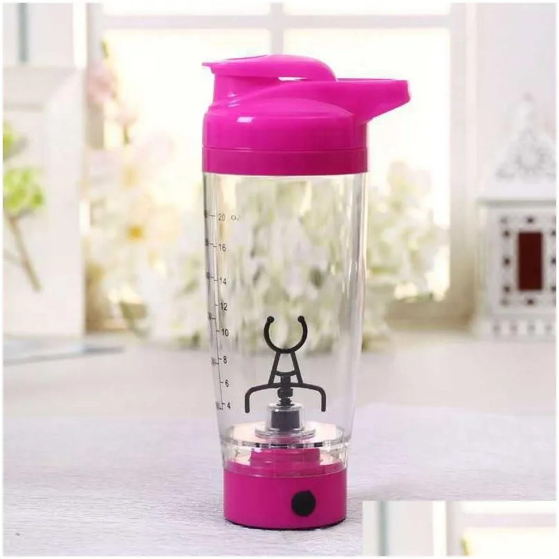 Water Bottles 600Ml My Water Bottle Matic Movement Vortex Smart Mixer Electric Protein Shaker Milk Coffe Blender Drop Delivery Home Ga Dhnvd