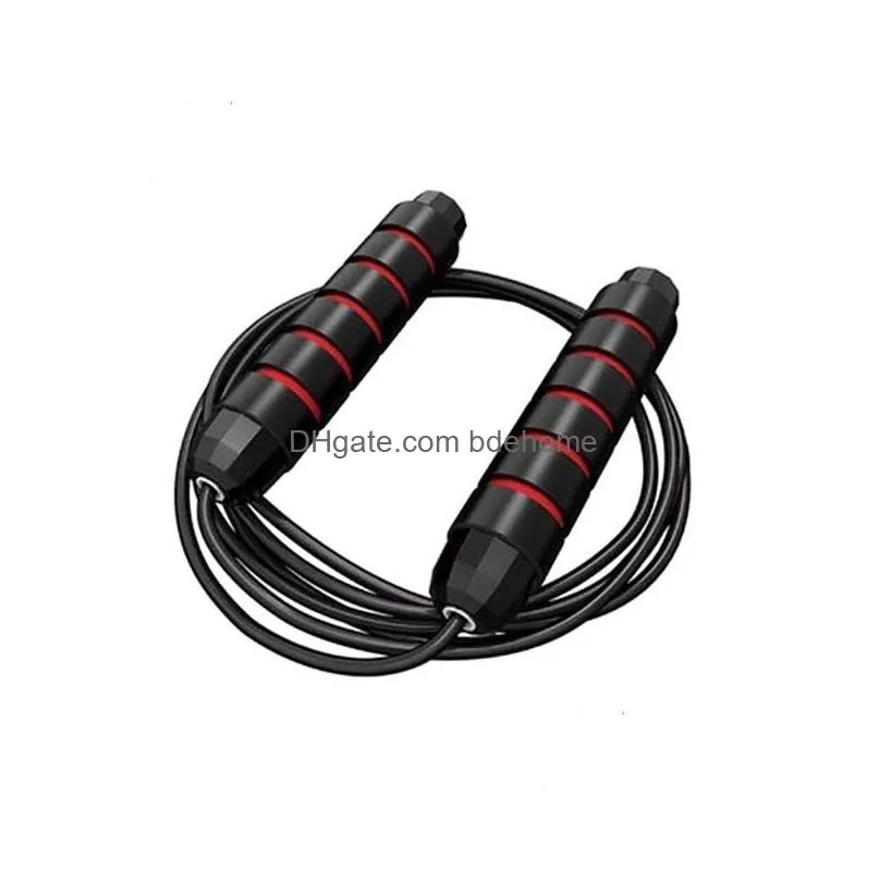 Jump Ropes Skip Rope With Ball Bearings Rapid Speed Jump And 6 Memory Foam Handles Ideal For Aerobic Exercise Like Training Drop Deliv Dhc8E