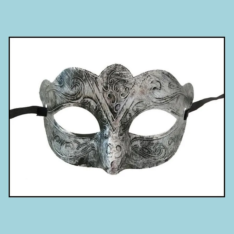 masquerade masks vintage antique men venetian masks adults halloween party carnival mask old gold silvery various styles