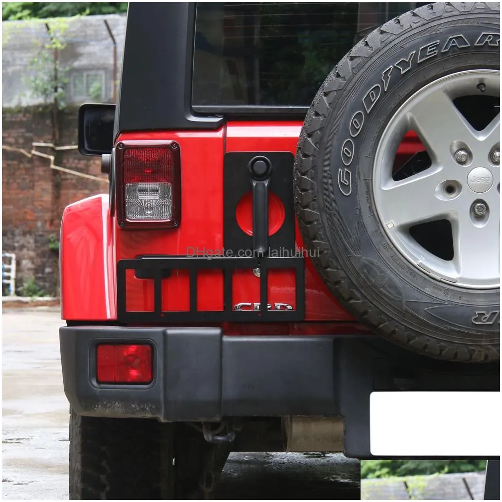 rear license plate bracket holder for jeep wrangler jk 2007-2017 high quality auto exterior accessories metal car styling