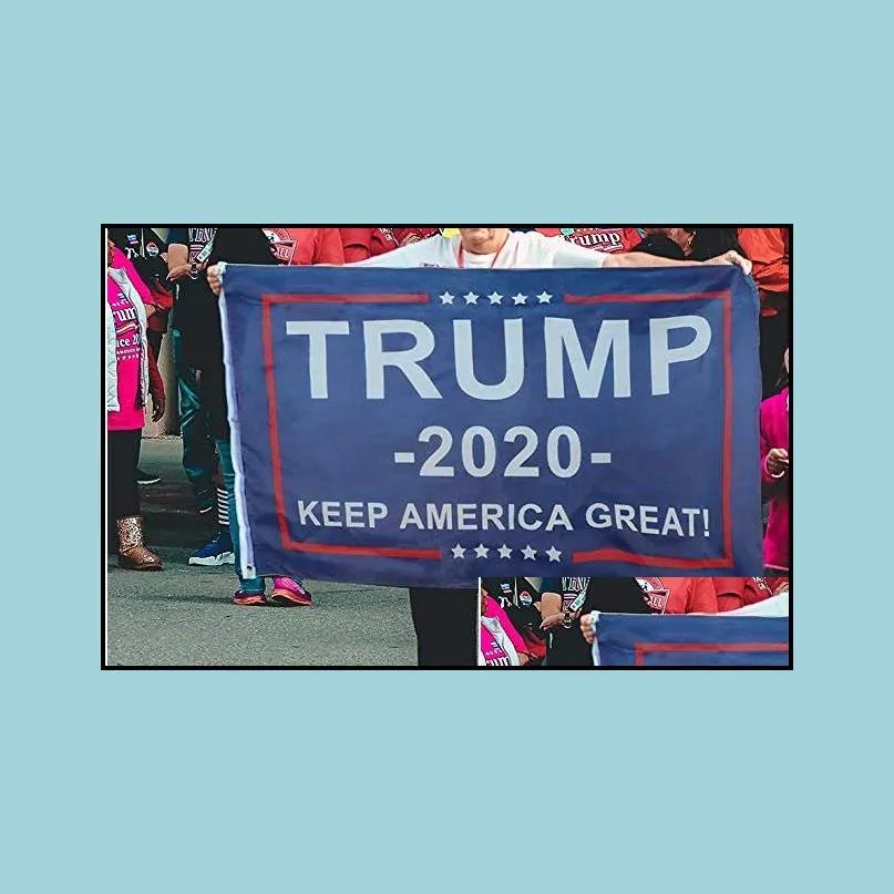 donald trump 2020 flag keep america great donald for president usa flags polyester with brass grommets 3 x 5 ft blue