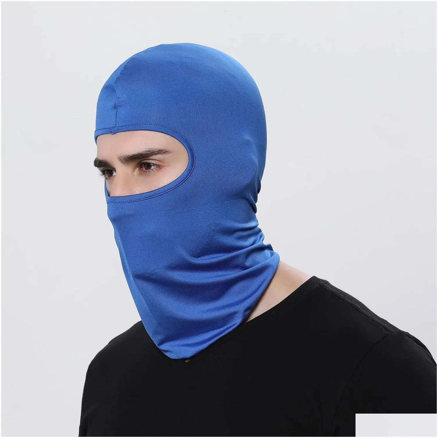 Party Masks Cycling Motorcycle Face Mask Outdoor Sports Hood Fl Er Clava Summer Sun Rotection Neck Scraf Riding Headgear Drop Delivery Dh5Wu