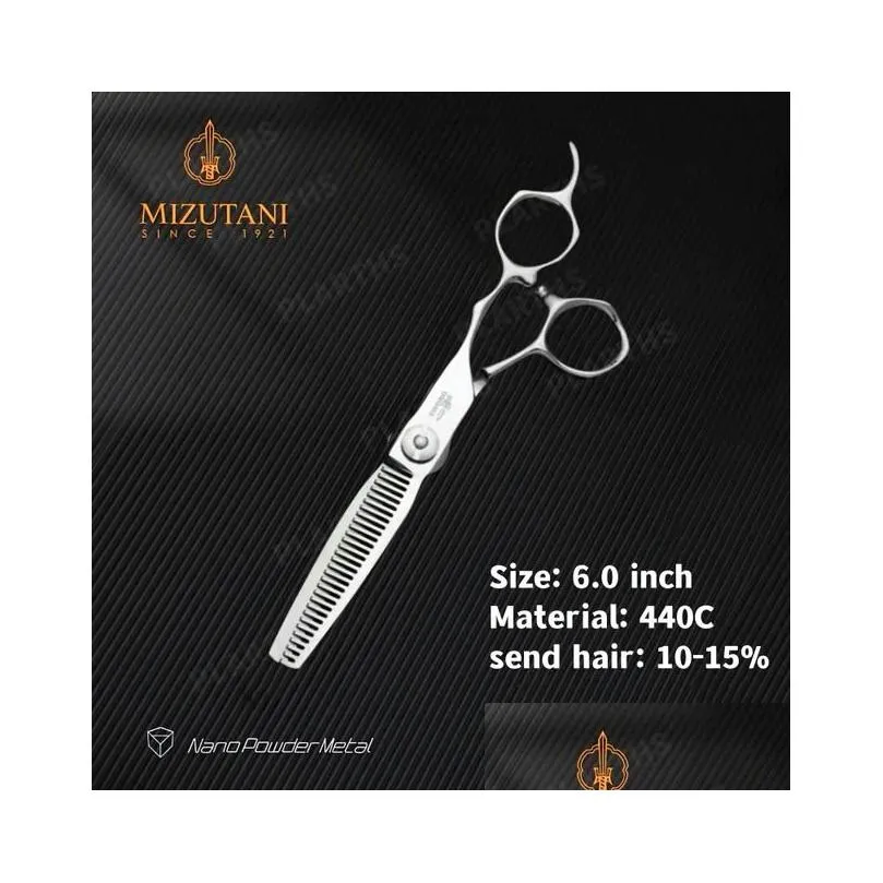 Scissors & Shears Scissors Shears Mizutani Barber Professional Hairdressing 60 Inch 440C Material High End Salon Hair Cutting 231102 D Otd6J