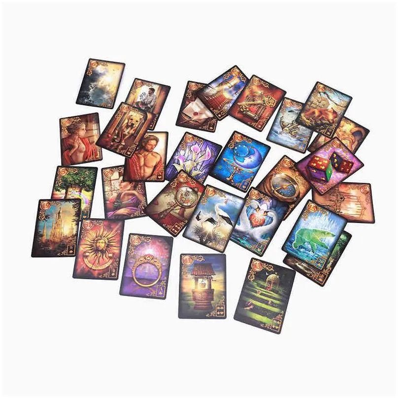 16 styles english read fate card board game archangel earth magic oracles cards tarot deck for personal use