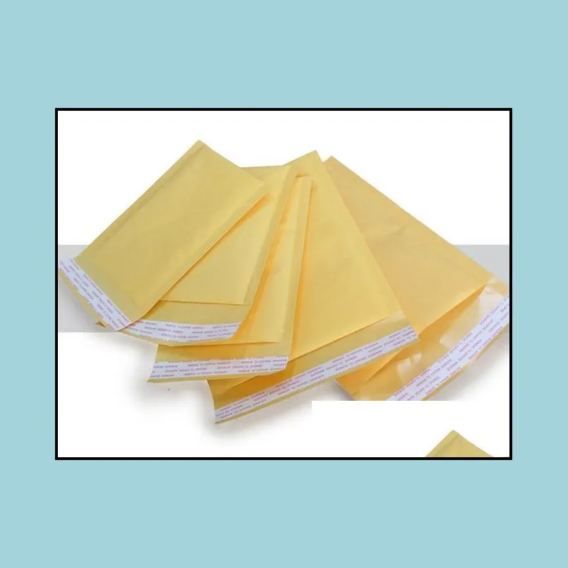 kraft paper envelopes air mail air bags packing pe bubble cushioning padded envelopes gift wrap newest 110mmx130mm 4.3x5.1inch drop